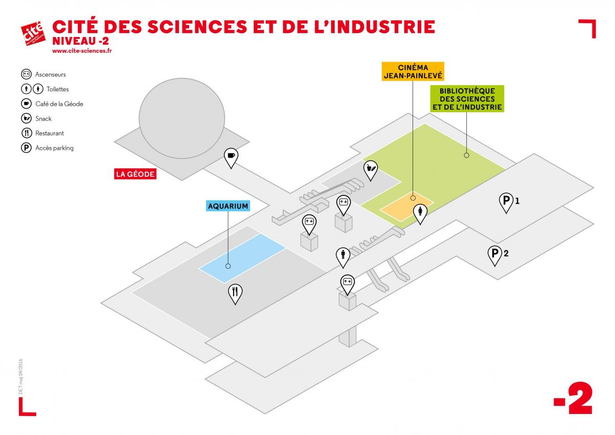 Bản đồ của Đường phố của Khoa học et de l Lyon Cấp -2