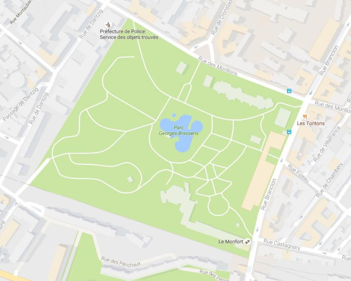Bản đồ của Parc Georges-Cô