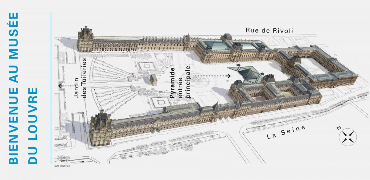Bản đồ của bảo Tàng Louvre