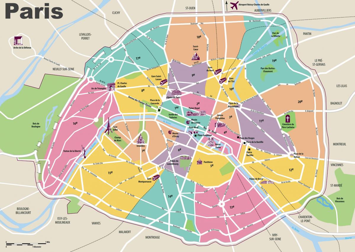 Bản đồ của Paris