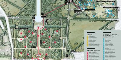 Bản đồ của Cung điện của Versailles