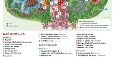 Bản đồ của Disneyland Paris