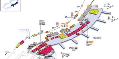 Bản đồ của GA sân bay, ga 2