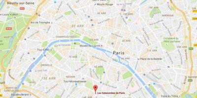 Bản đồ của Hầm mộ của Paris