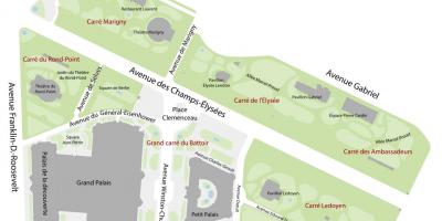 Bản đồ của Jardin des Champs-Elysees