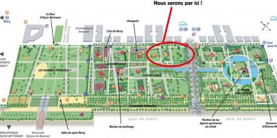 Bản đồ của Parc de Bercy