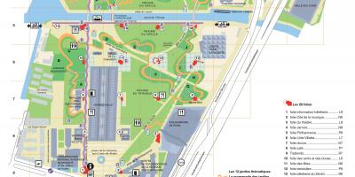 Bản đồ của Parc de la thành phố