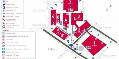 Bản đồ của Đường Paris hội chợ triển lãm