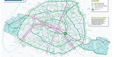 Bản đồ của Paris xe đạp