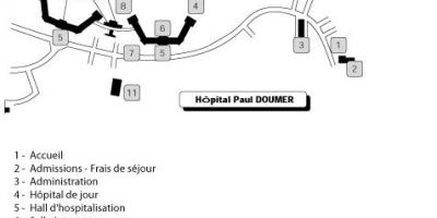 Bản đồ của Paul Doumer bệnh viện