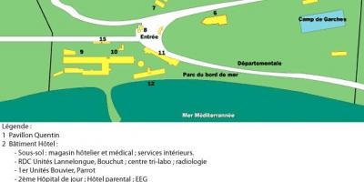 Bản đồ của San Salvadour bệnh viện