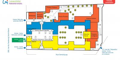 Bản đồ của Sau-Widal bệnh viện