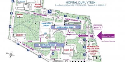 Bản đồ của Pháp-Dupuytren bệnh viện