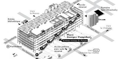 Bản đồ của trung Tâm Pompidou