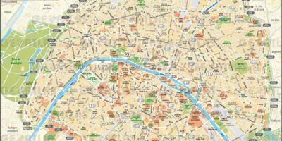 Bản đồ của đường Phố của Paris