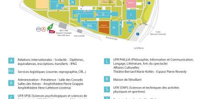 Bản đồ của Đại học Paris